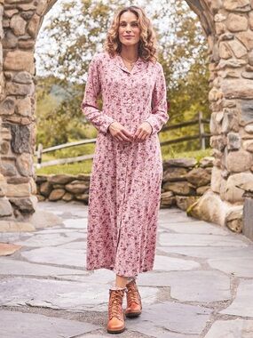 APRIL CORNELL MILLI FLOWER CLASSIC DRESS